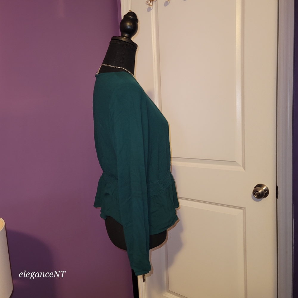 Express Faux Wrap Style Women's Blouse Sz: L - Picture 6 of 7